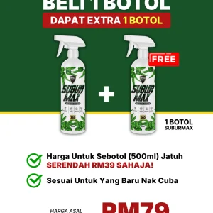 Pakej 1 Botol + Extra 1 Botol