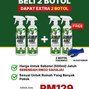 Pakej 2 Botol + Extra 2 Botol